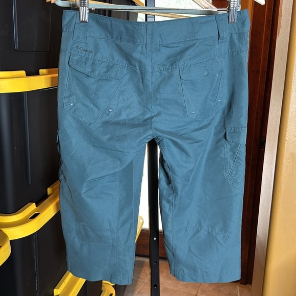 Columbia Women's Saturday Trail II Knee Pant Water & Stain Resistant Teal Size 4 - Picture 7 of 8
